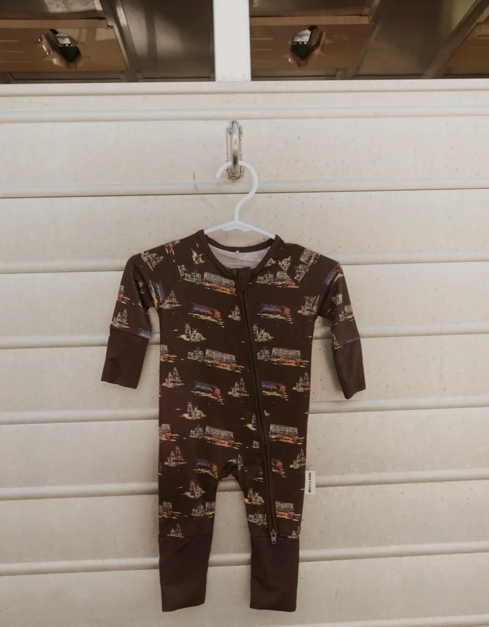 Boots & Bows Baby Co Heelers & Herds Infant Sleeper