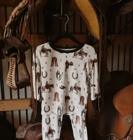 Boots & Bows Baby Co The Branding Pen Sleepwear Set