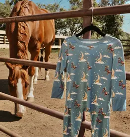Boots & Bows Baby Co Little Dreaming Wrangler Sleepwear Set