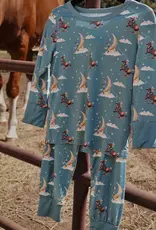 Boots & Bows Baby Co Little Dreaming Wrangler Sleepwear Set