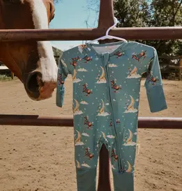 Boots & Bows Baby Co Little Dreaming Wrangler Infant Sleeper