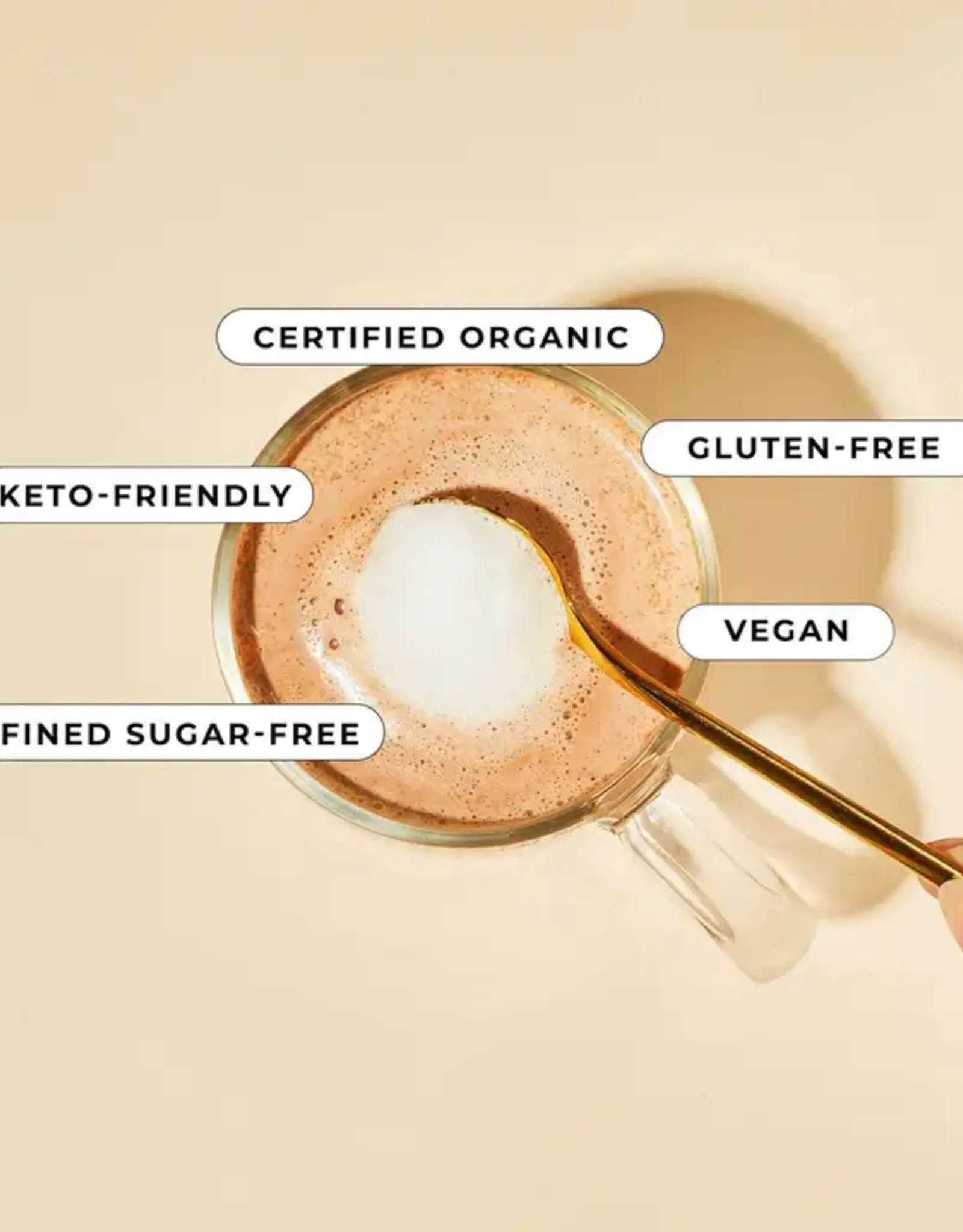 Blume Superbelly Hydration & Gut Latte Powder, Reishi Hot Cacao