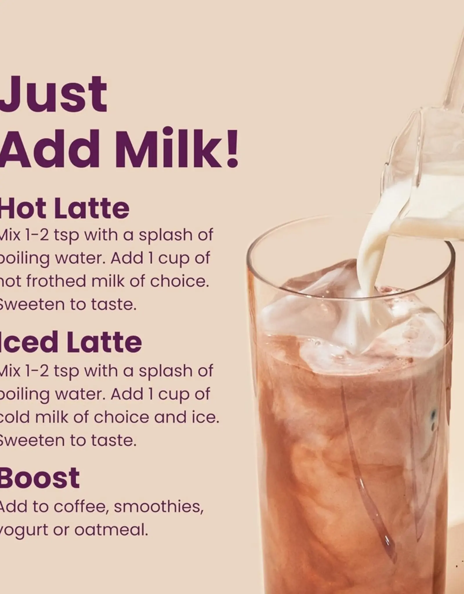Blume Superbelly Hydration & Gut Latte Powder, Reishi Hot Cacao