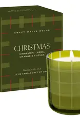 Sweet Water Decor Christmas Candle, 12oz
