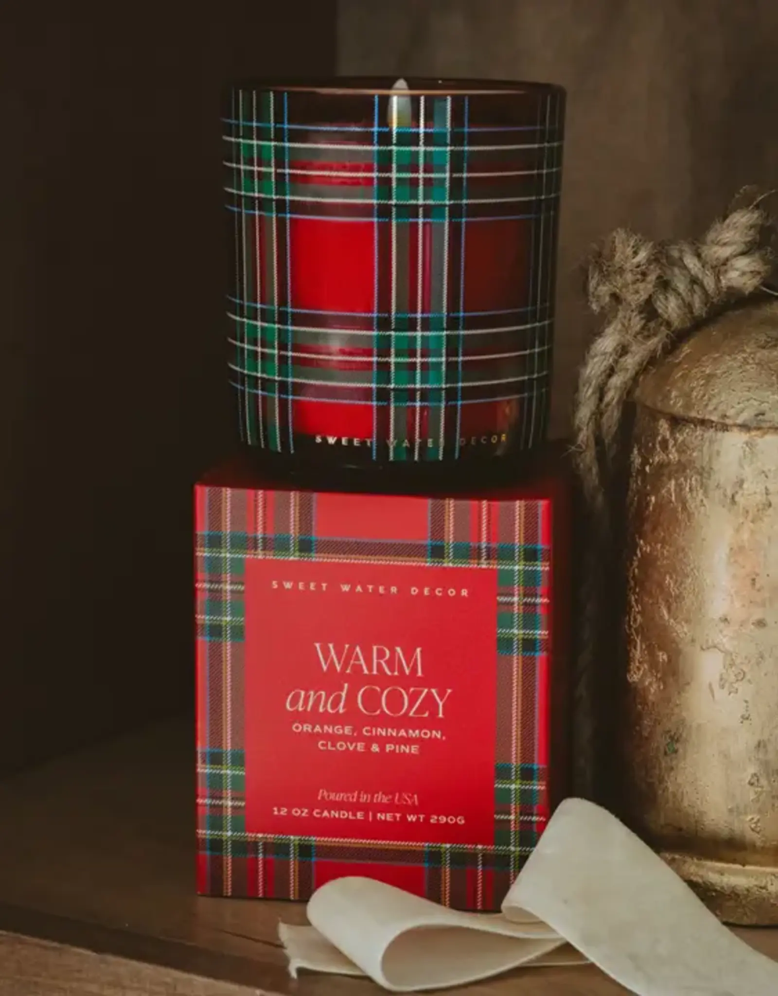 Sweet Water Decor Warm & Cozy Candle, 12oz