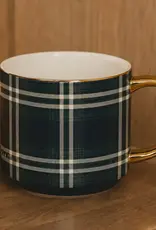 Sweet Water Decor Navy Plaid Coffee Mug
