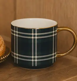 Sweet Water Decor Navy Plaid Coffee Mug