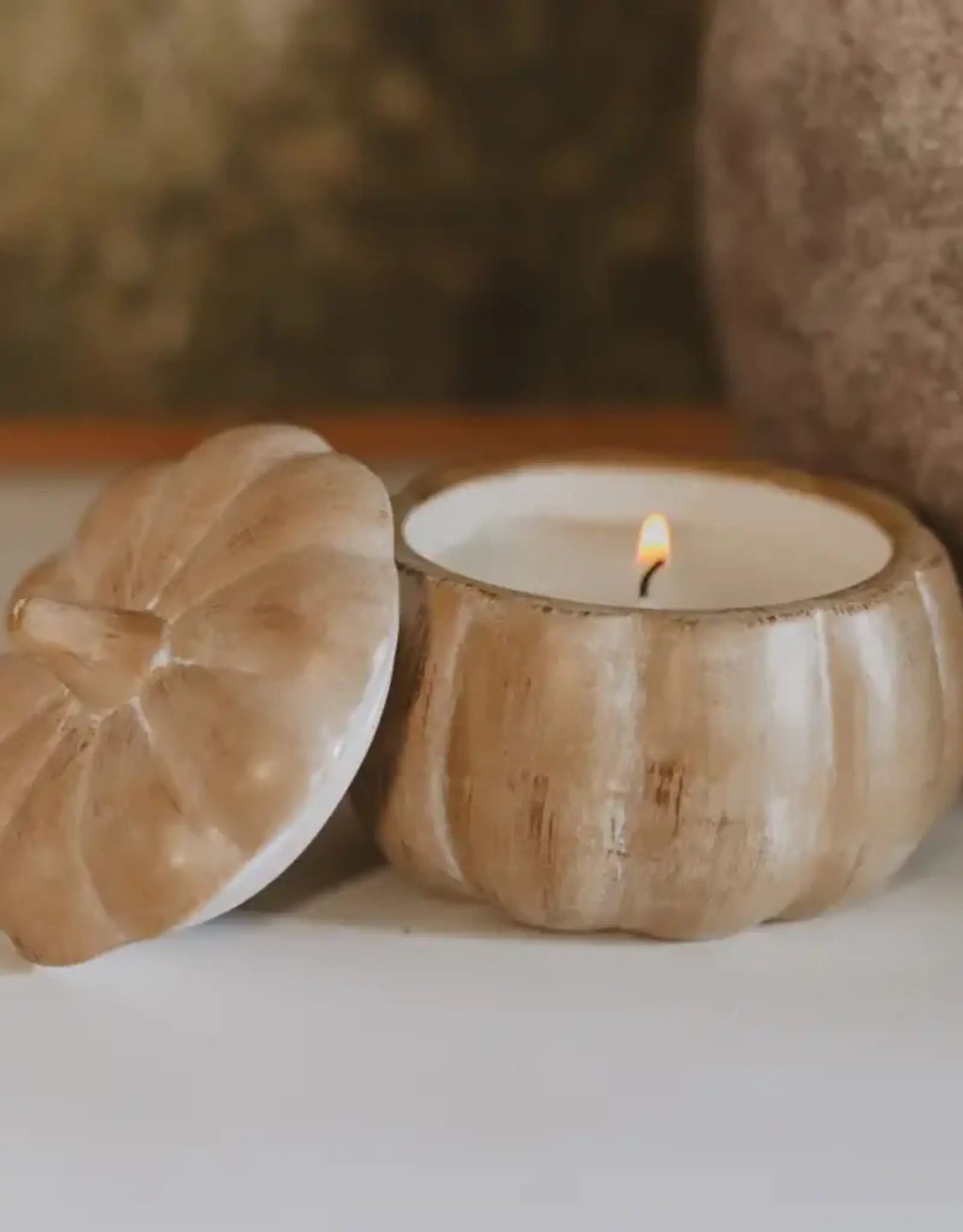 Sweet Water Decor Pumpkin Jar Candle, Pumpkin Spice 8oz