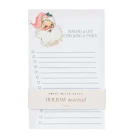 Sweet Water Decor Vintage Santa Notepad