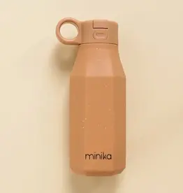 Minika Water Bottle w/Straw, Almond