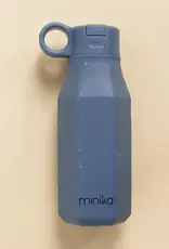 Minika Water Bottle w/Straw, Indigo