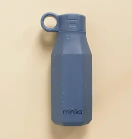 Minika Water Bottle w/Straw, Indigo