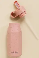 Minika Water Bottle w/Straw, Sorbet