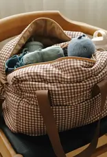 Minika Diaper Bag, Vichy Brown