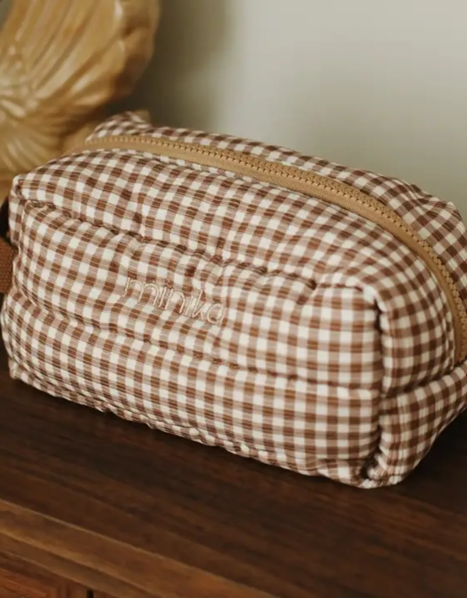 Minika Pouch, Vichy Brown