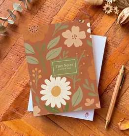 Luly Studio Co Tiny Notepad Jotter, Terracota Floral