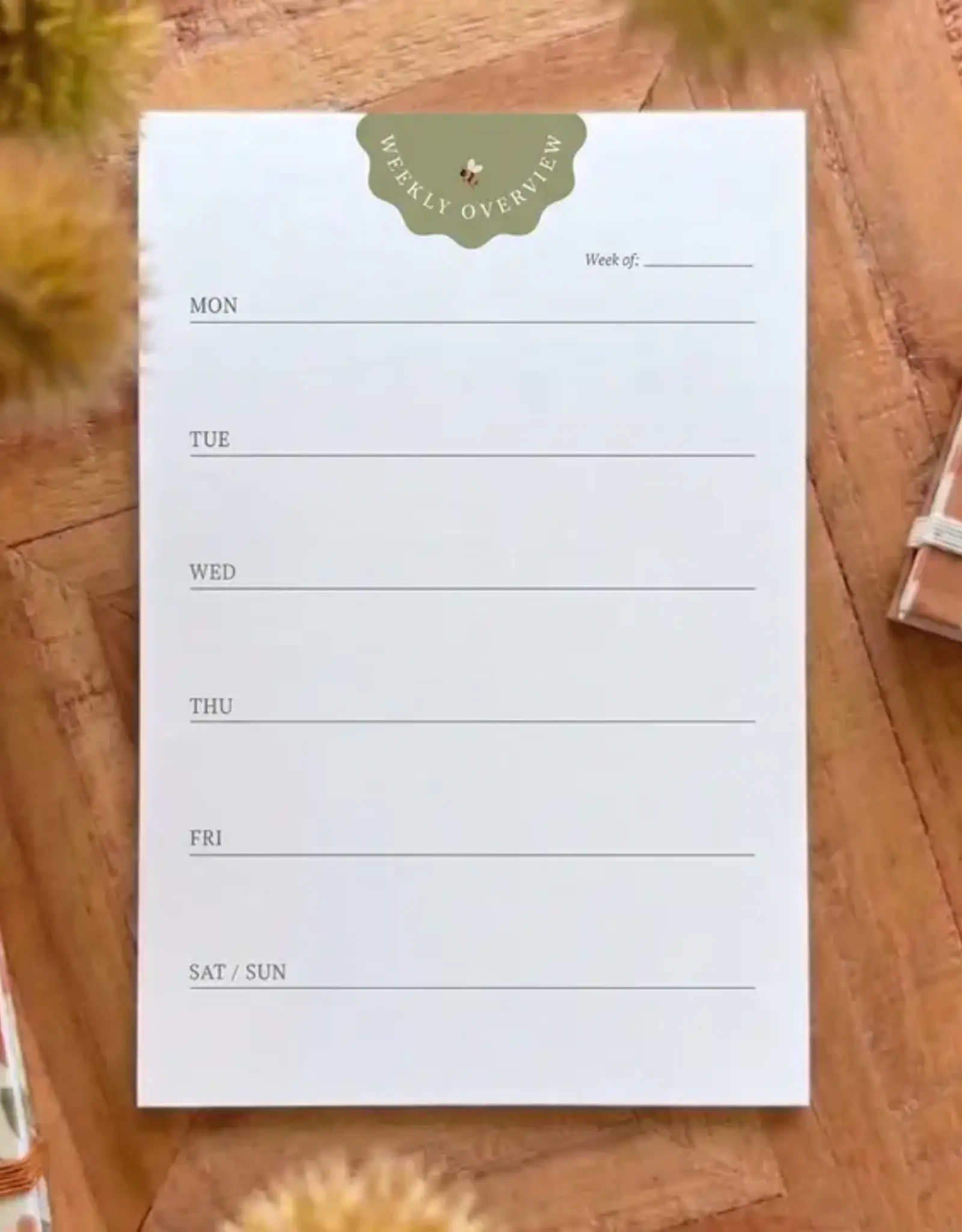 Luly Studio Co Notepad, Weekly Planner