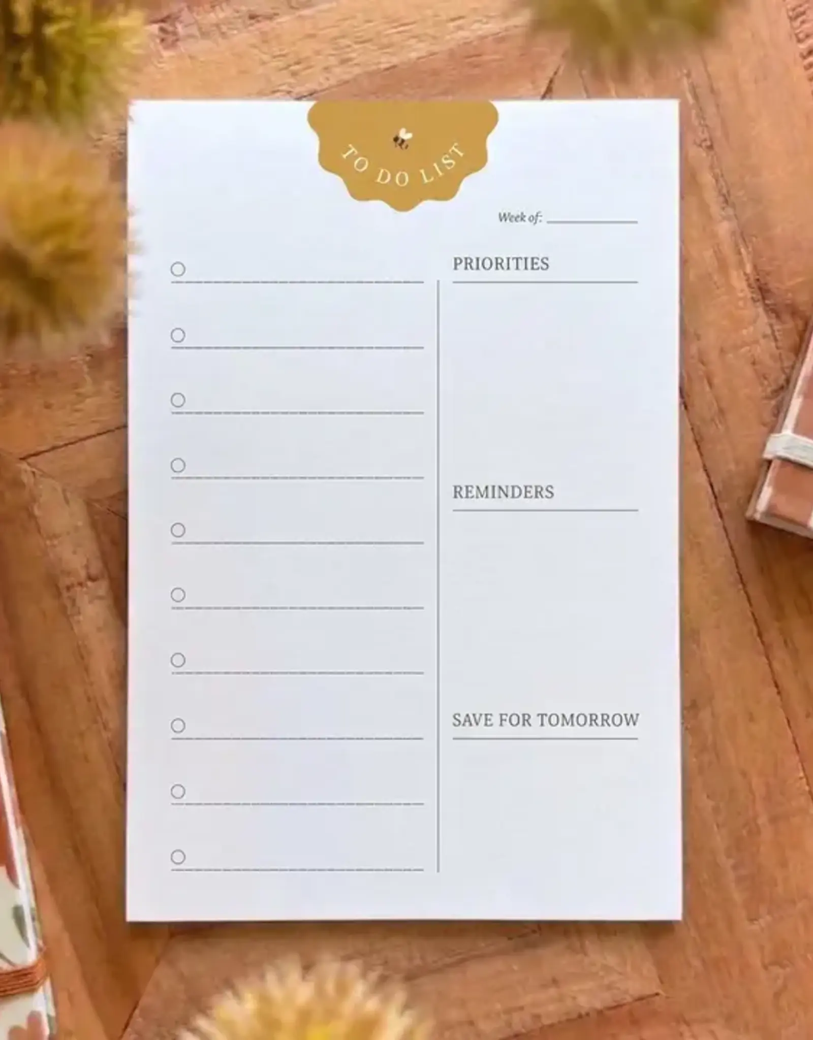 Luly Studio Co Minimalistic To Do List Notepad