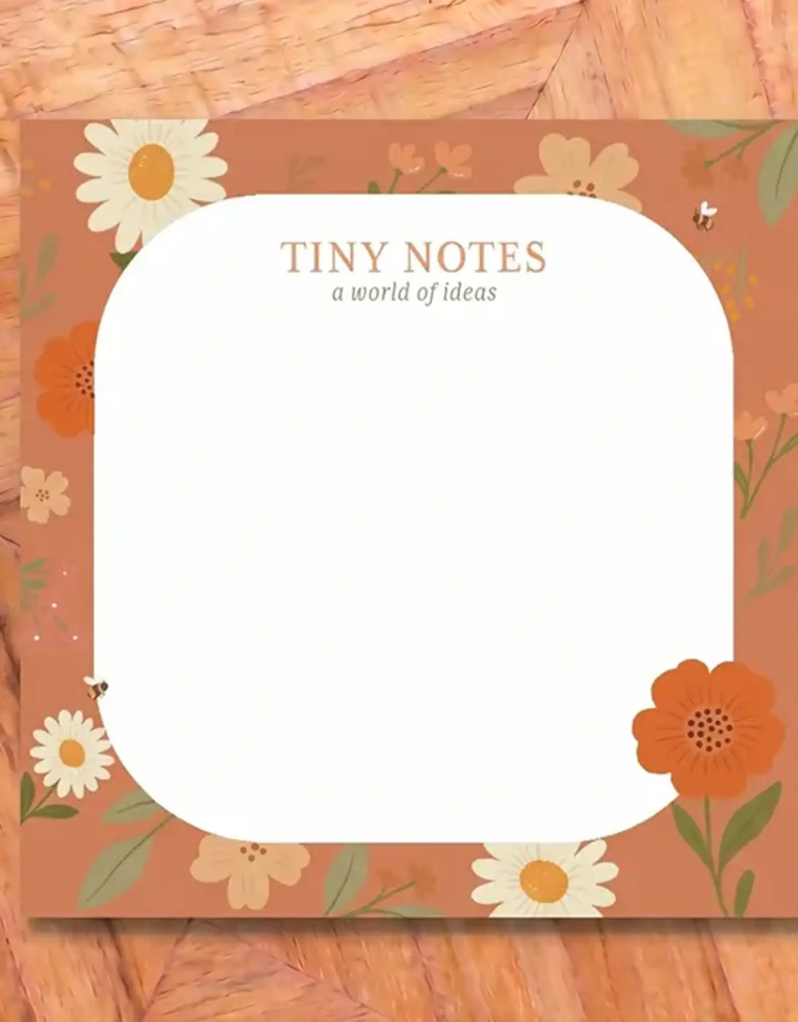 Luly Studio Co Mini Notepad, Terracota Flowers