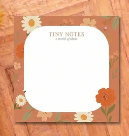 Luly Studio Co Mini Notepad, Terracota Flowers