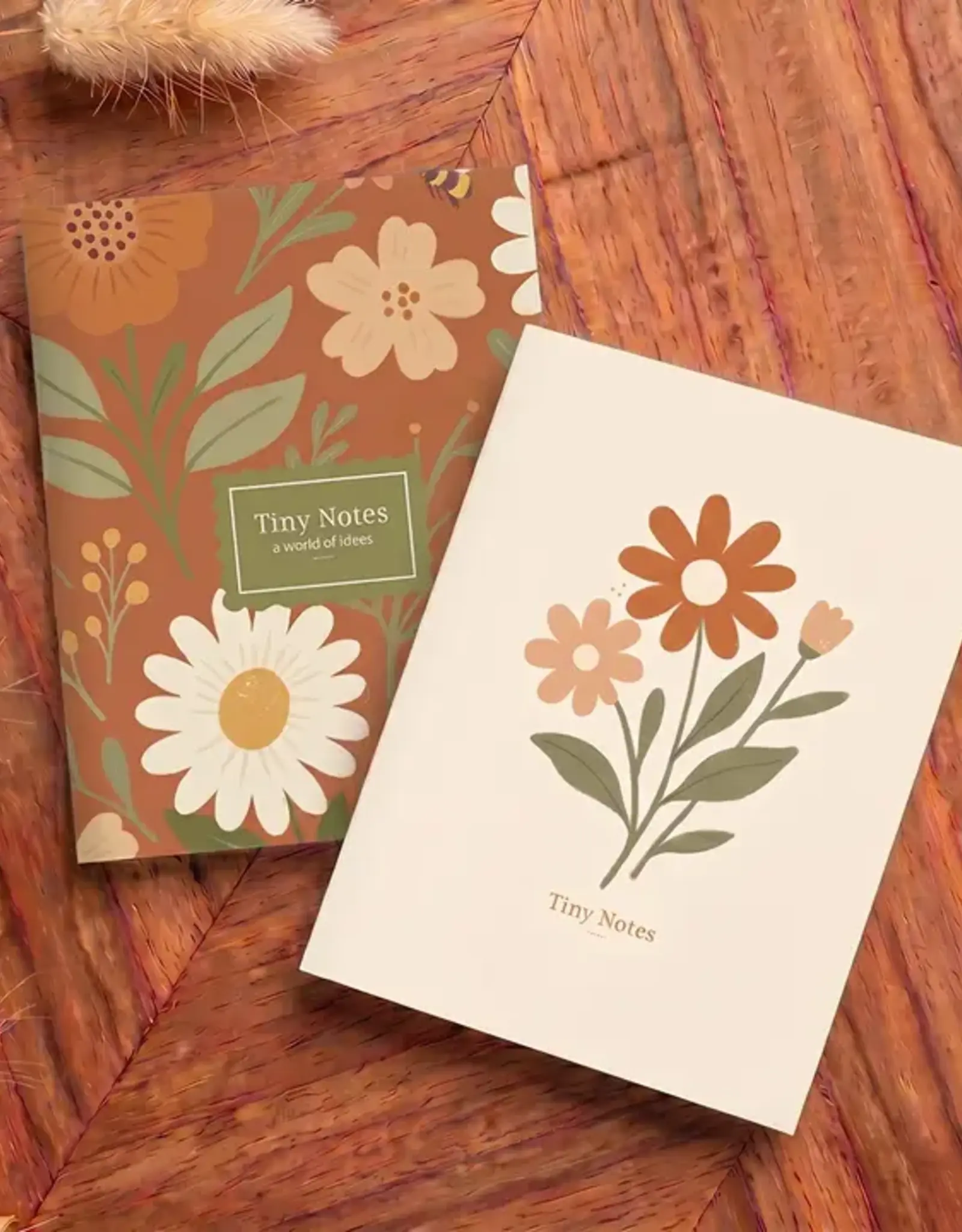 Luly Studio Co Notebook Set, Terracota Wildflowers