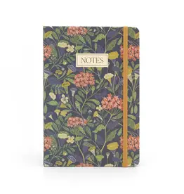 Robert Frederick Ltd Notebook, Charcoal & Orchre Florals