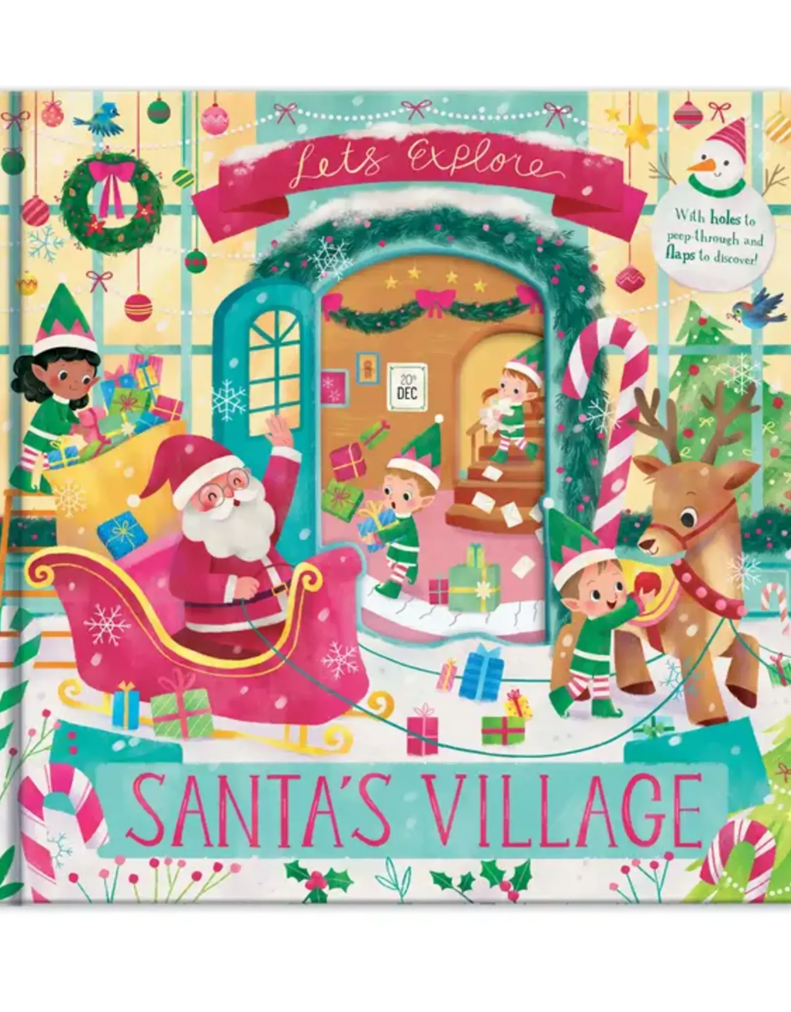 Robert Frederick Ltd Lift The Flap Book, Let's Explore Santas Village