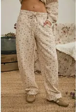 Blu Pepper Ditsy Floral Wide Leg Pant