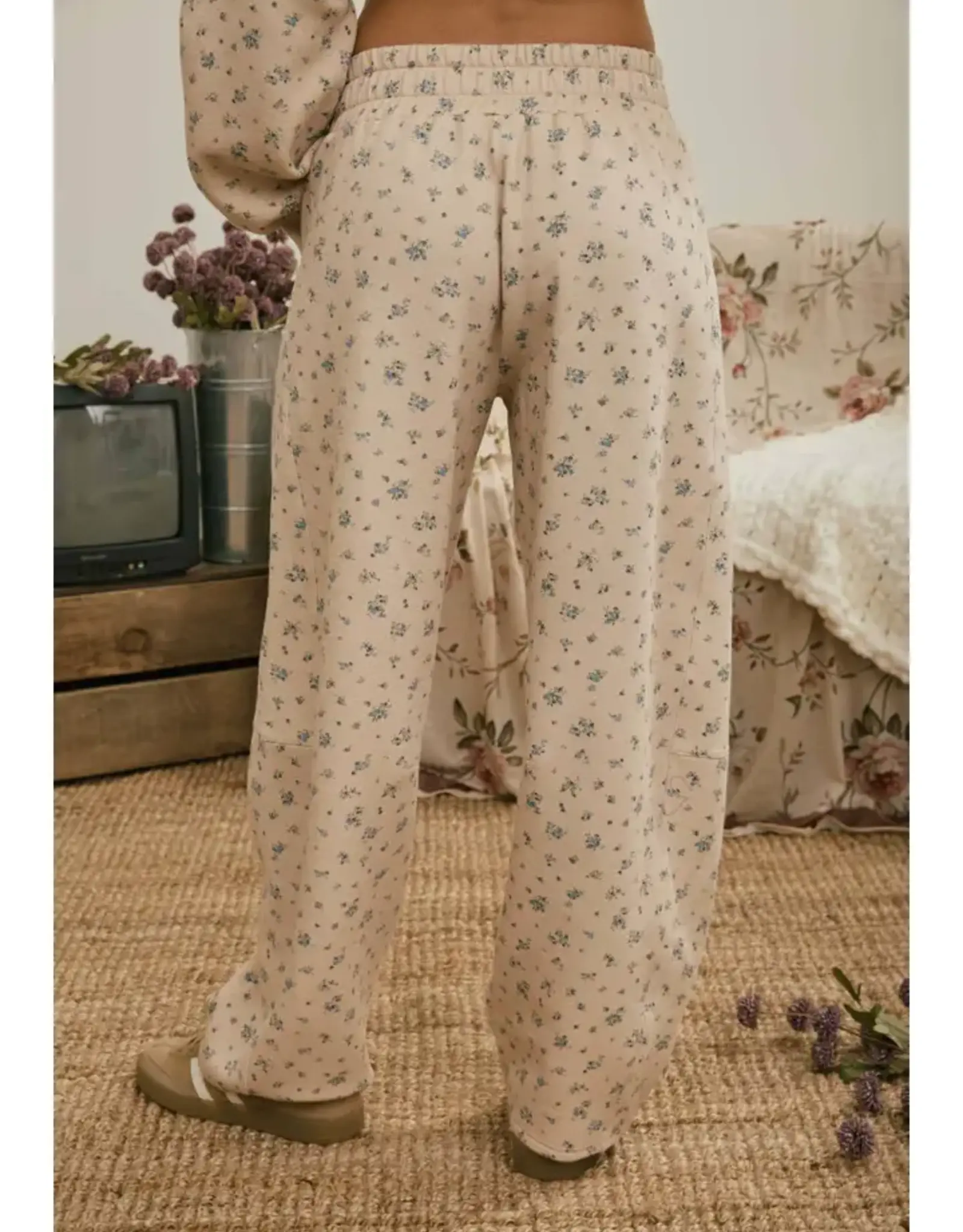 Blu Pepper Ditsy Floral Wide Leg Pant