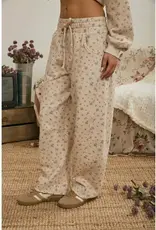 Blu Pepper Ditsy Floral Wide Leg Pant