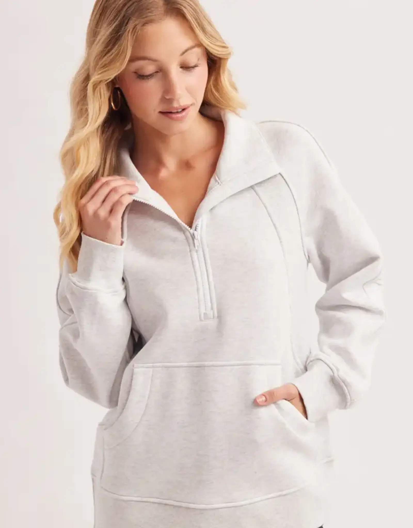 Raglan Quarter Zip Pullover
