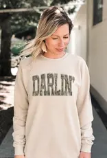 Blonde Ambition Darlin Camo Classic Crewneck