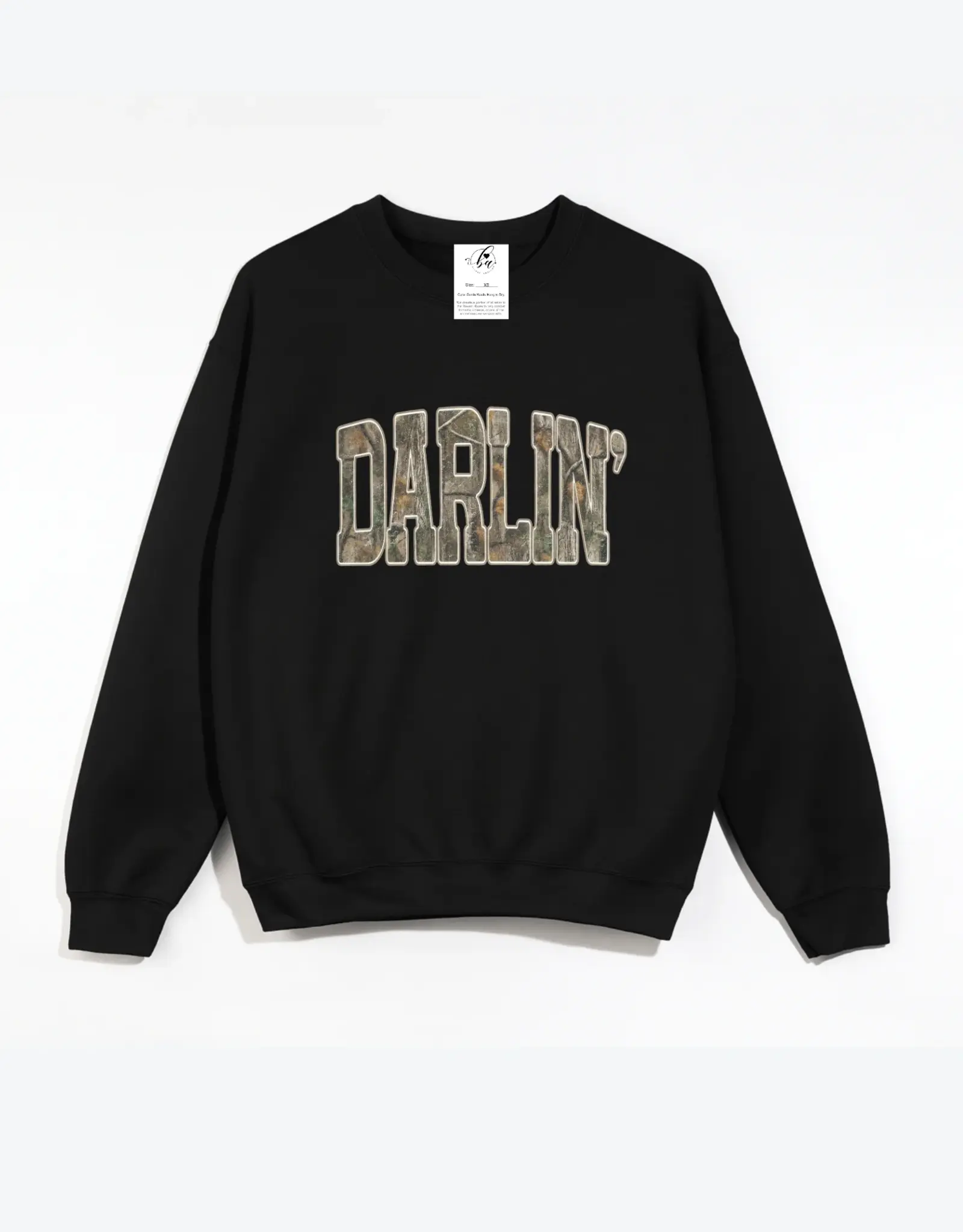 Blonde Ambition Darlin Camo Classic Crewneck