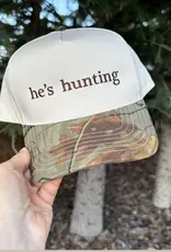 Blonde Ambition He's Hunting Embroidered Hat