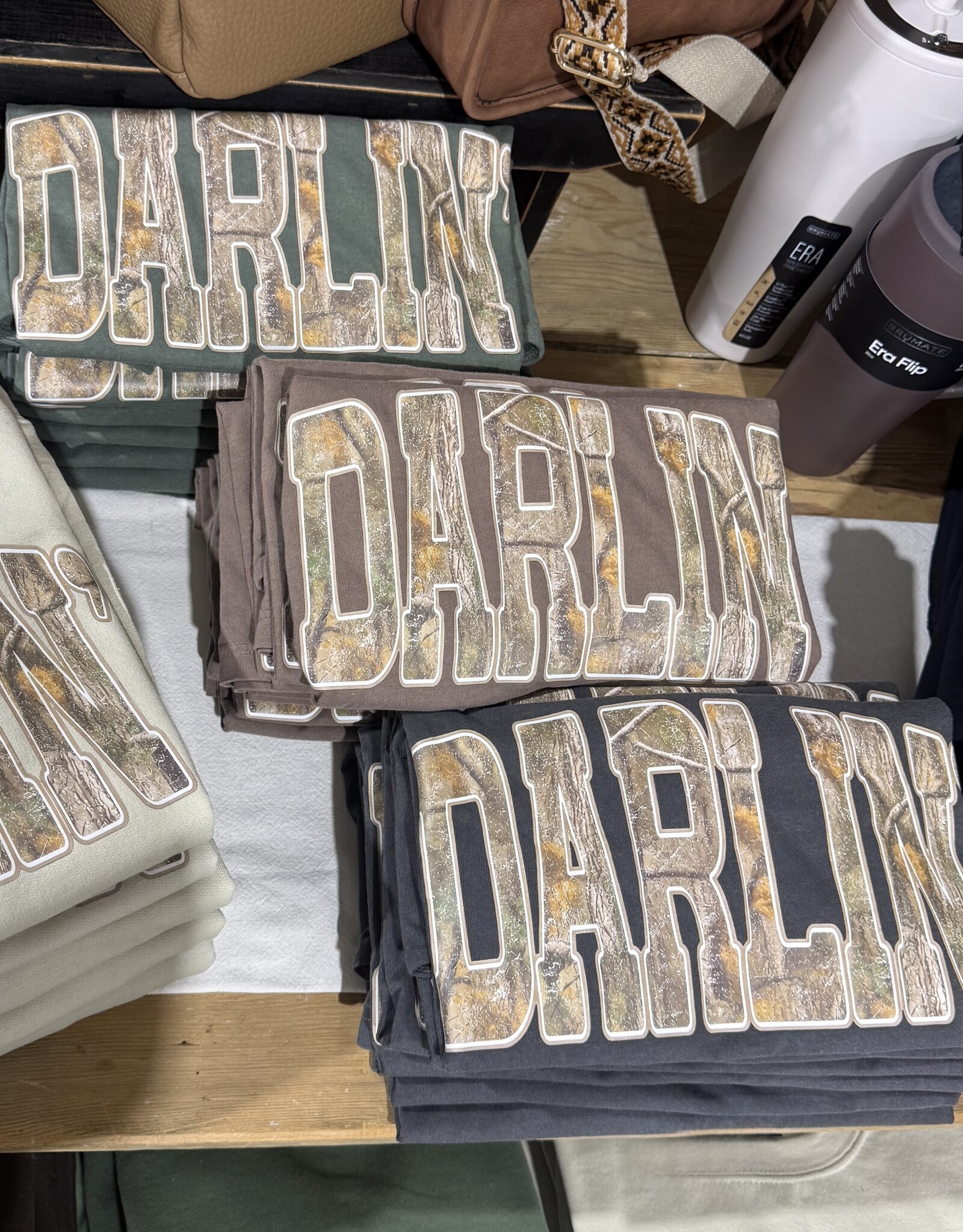 Blonde Ambition Darlin Camo Heavy Weight Tee