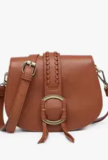 Jen & Co. Georgie Front Detail Crossbody, Brown