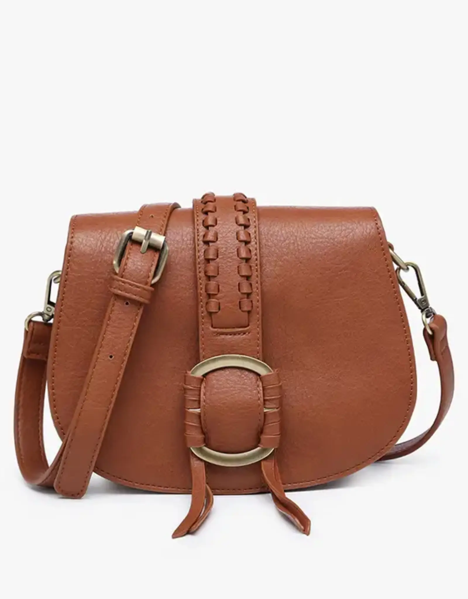 Jen & Co. Georgie Front Detail Crossbody, Brown
