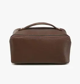 Jen & Co. Paxton Makeup Bag, Rich Brown