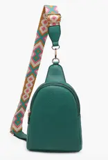 Jen & Co. Ellen Sling Bag, Kelly Green