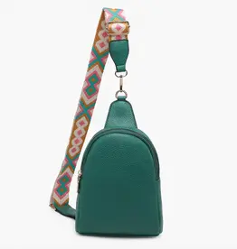 Jen & Co. Ellen Sling Bag, Kelly Green
