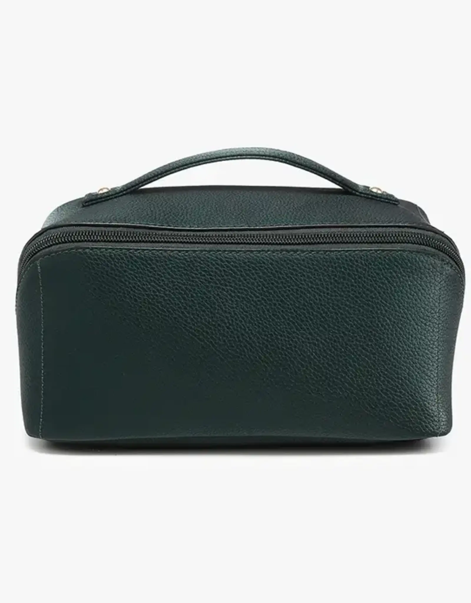 Jen & Co. Paxton Makeup Bag, Dark Emerald