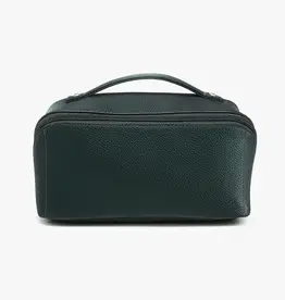 Jen & Co. Paxton Makeup Bag, Dark Emerald