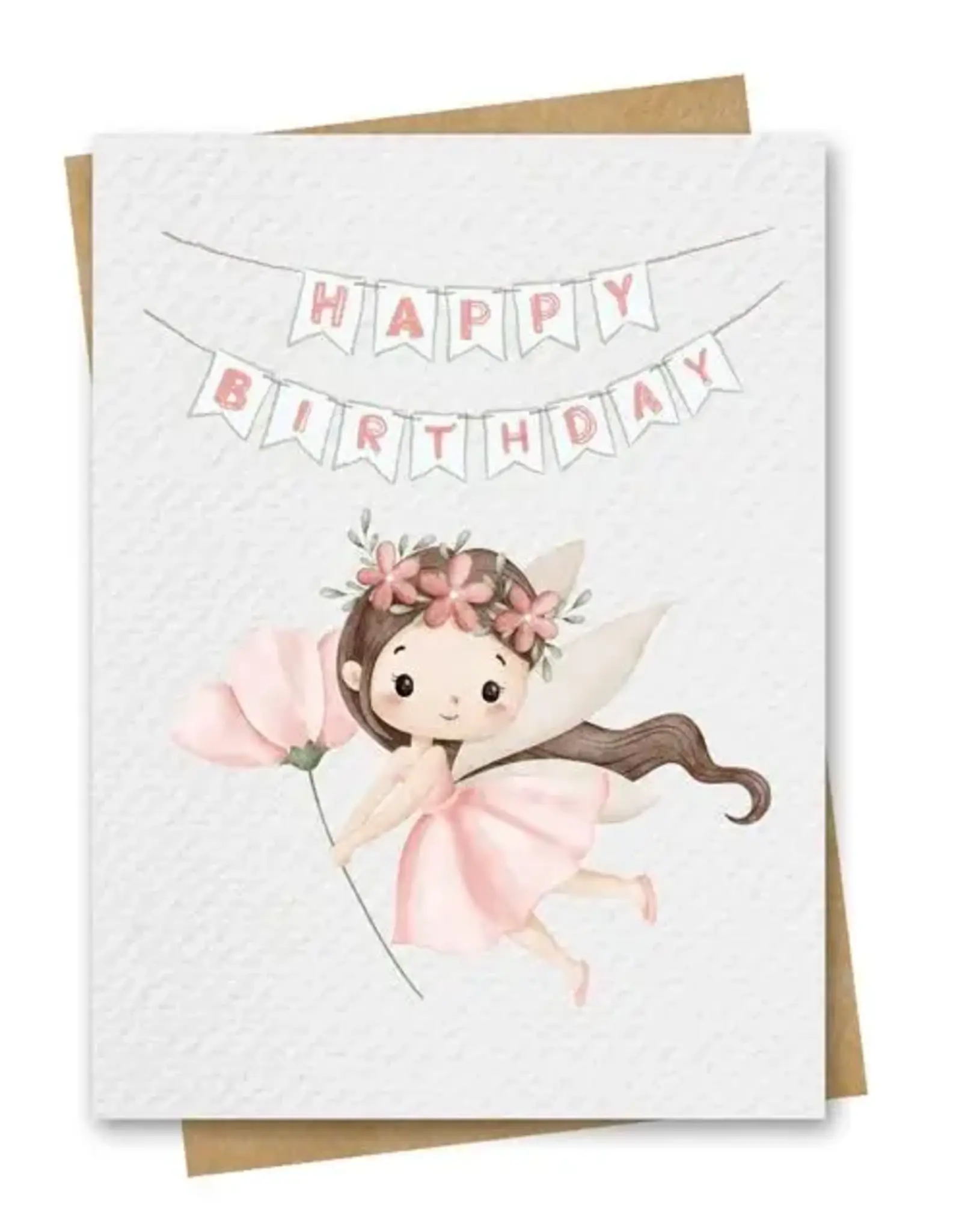 Paper Kuts Card, Happy Birthday Banner & Fairy