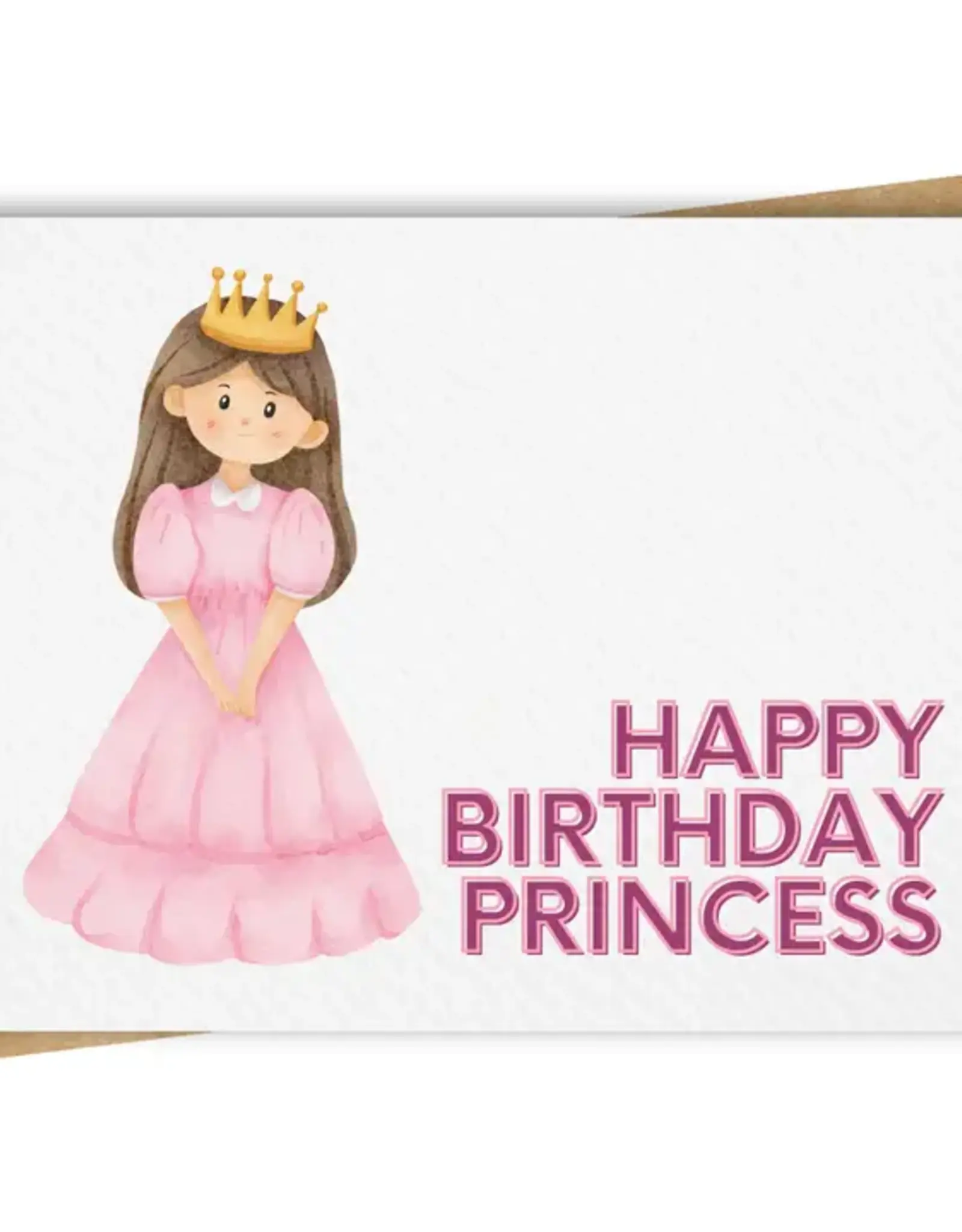 Paper Kuts Card, Happy Birthday Princess