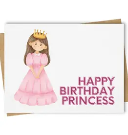 Paper Kuts Card, Happy Birthday Princess