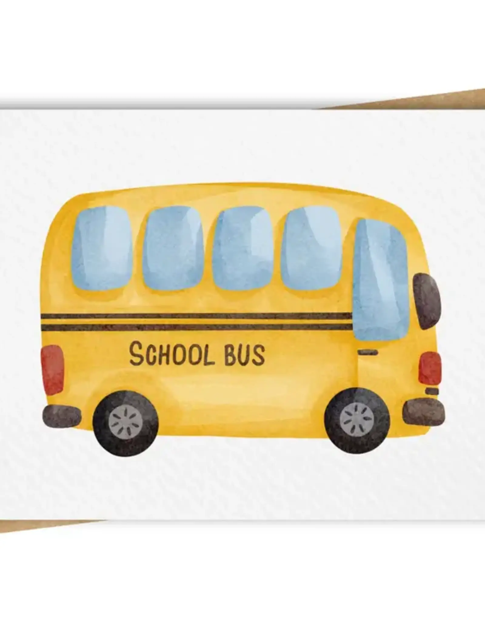 Paper Kuts Card, School Bus