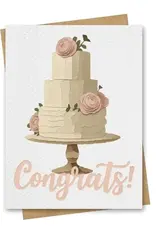 Paper Kuts Card, Wedding Cake Congrats