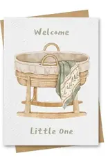 Paper Kuts Card, Welcome Little One Bassinette