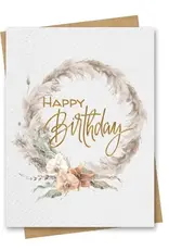 Paper Kuts Card, Happy Birthday Boho