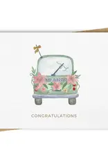Paper Kuts Card, Boho Floral Thank You